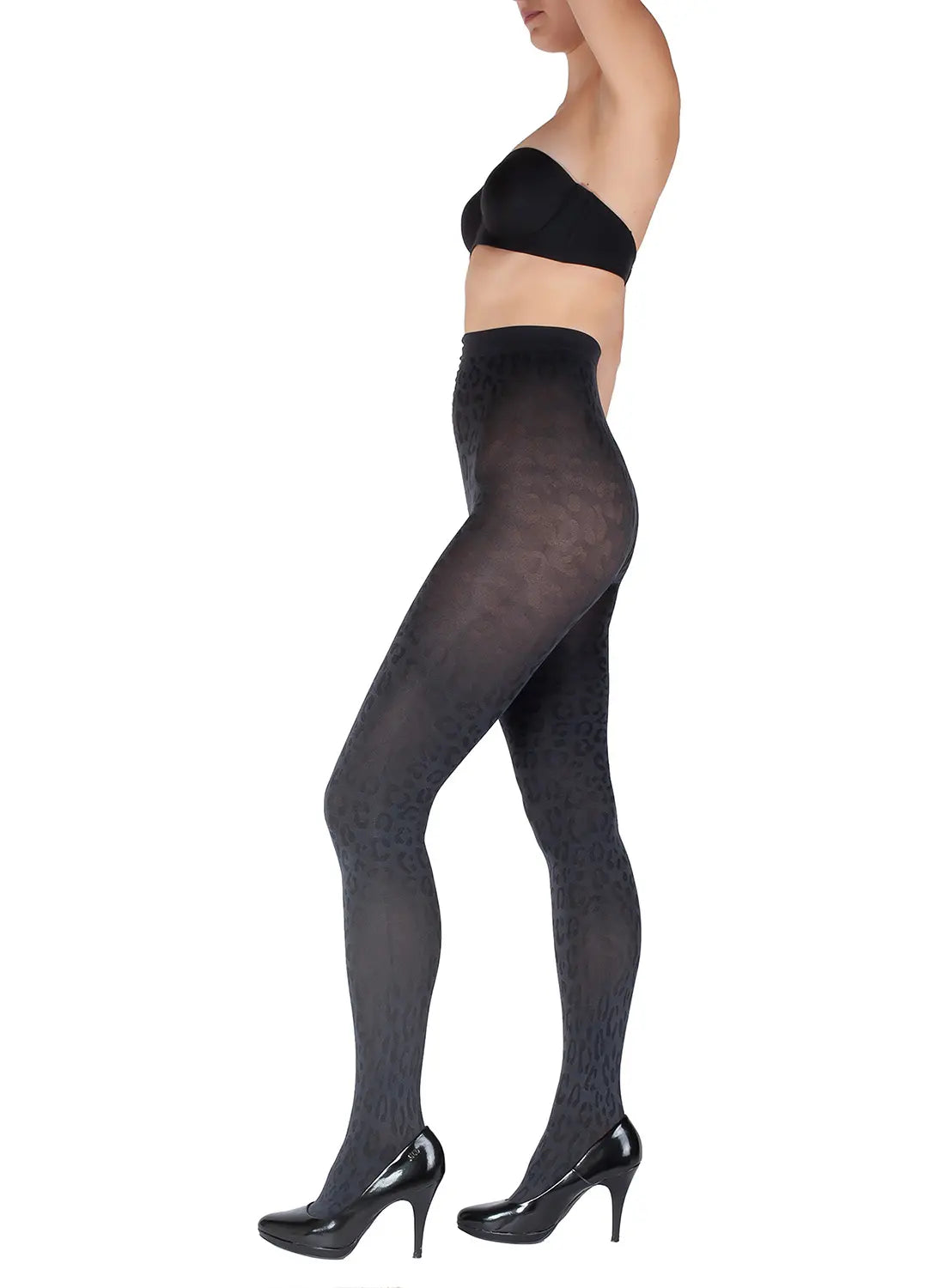 Giulia Fiesta 100 Den N5 - Leopardenmuster Strumpfhose