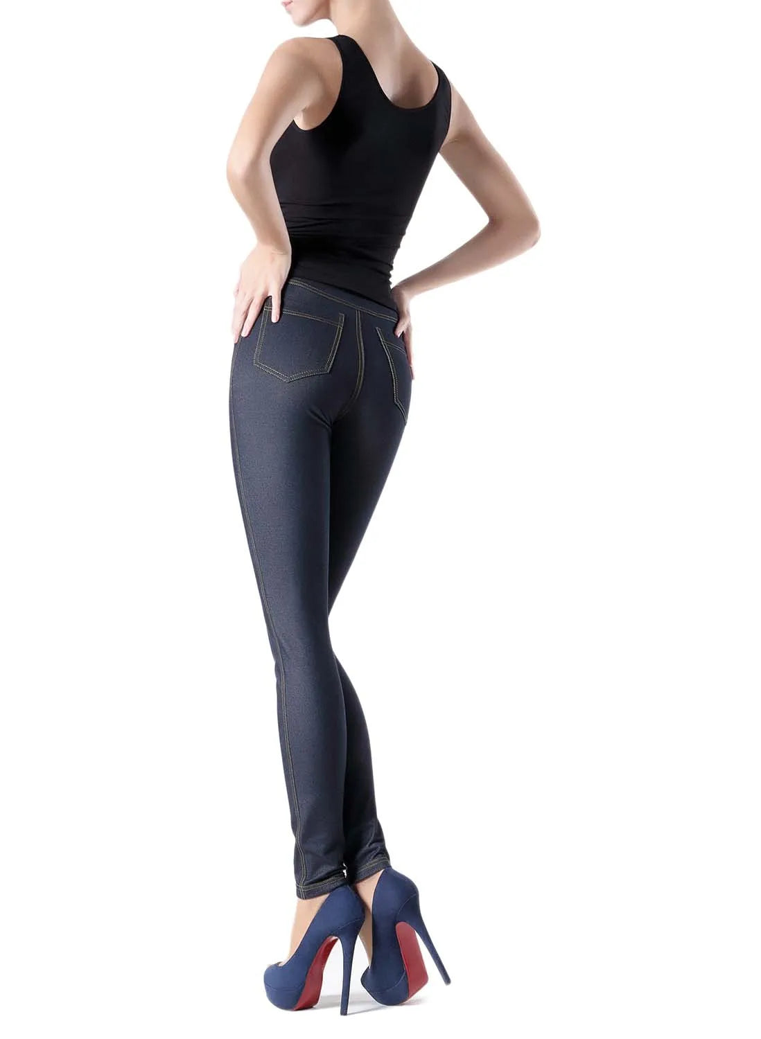 Giulia Leggy Jeans Mod4 - Leggins mit Jeans Optik