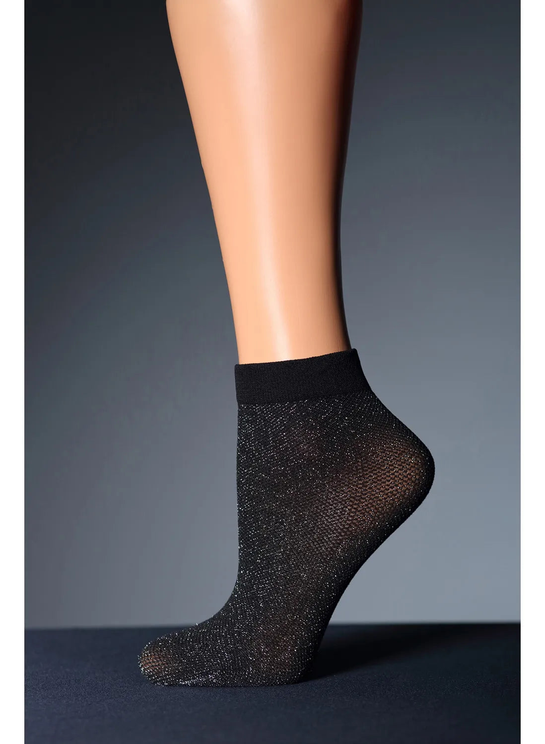 Giulia ZRN-01 - 60 DEN Damen Socken mit Glitzer Lurex