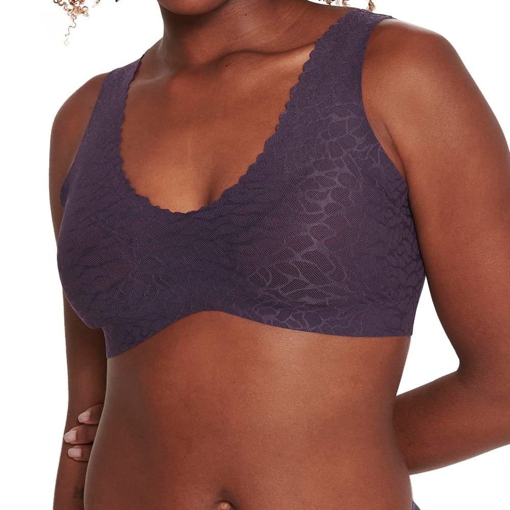 Sloggi Zero Feel Lace 2.0 Bralette Blueberry