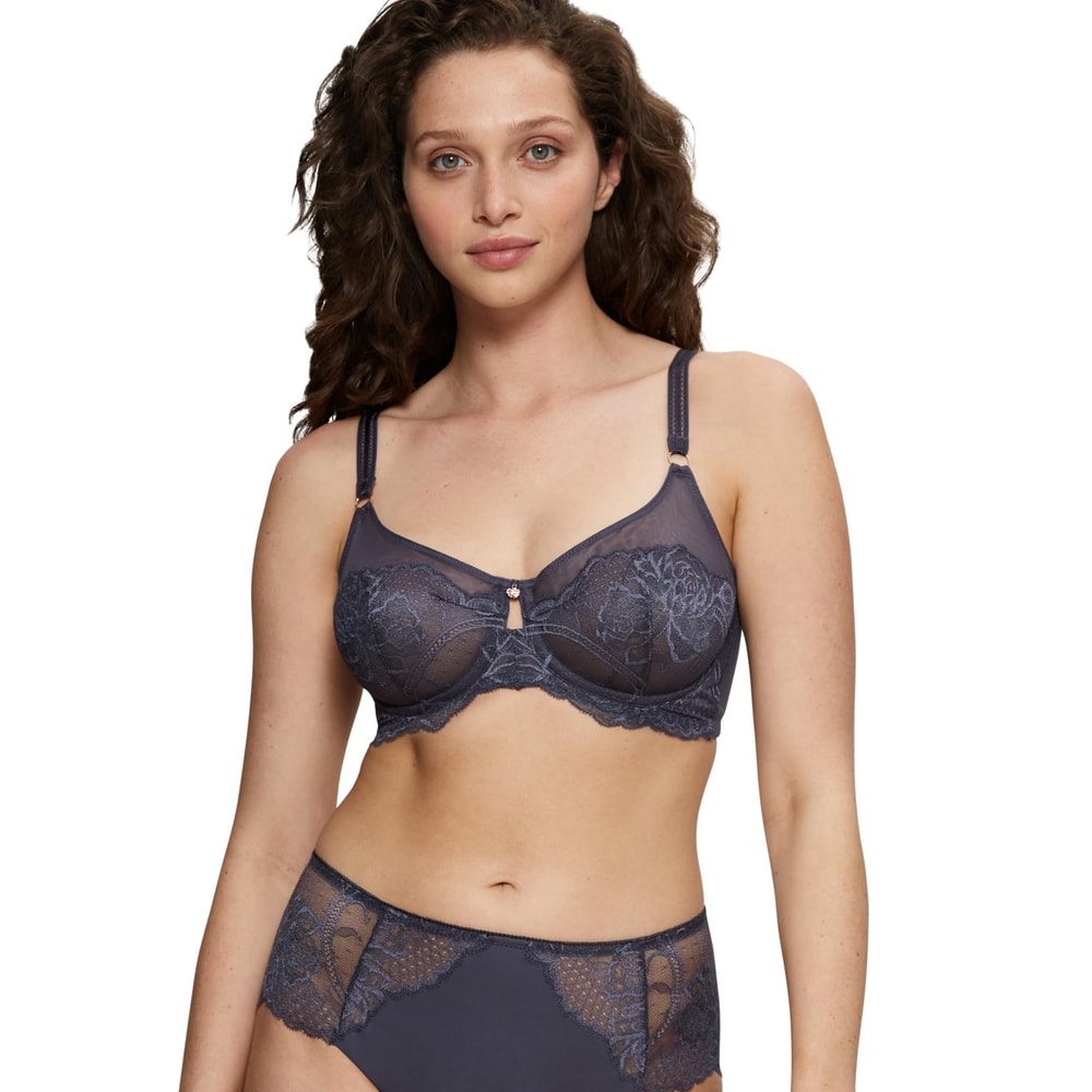 Triumph Wild Peony Florale W01 Pebble Grey