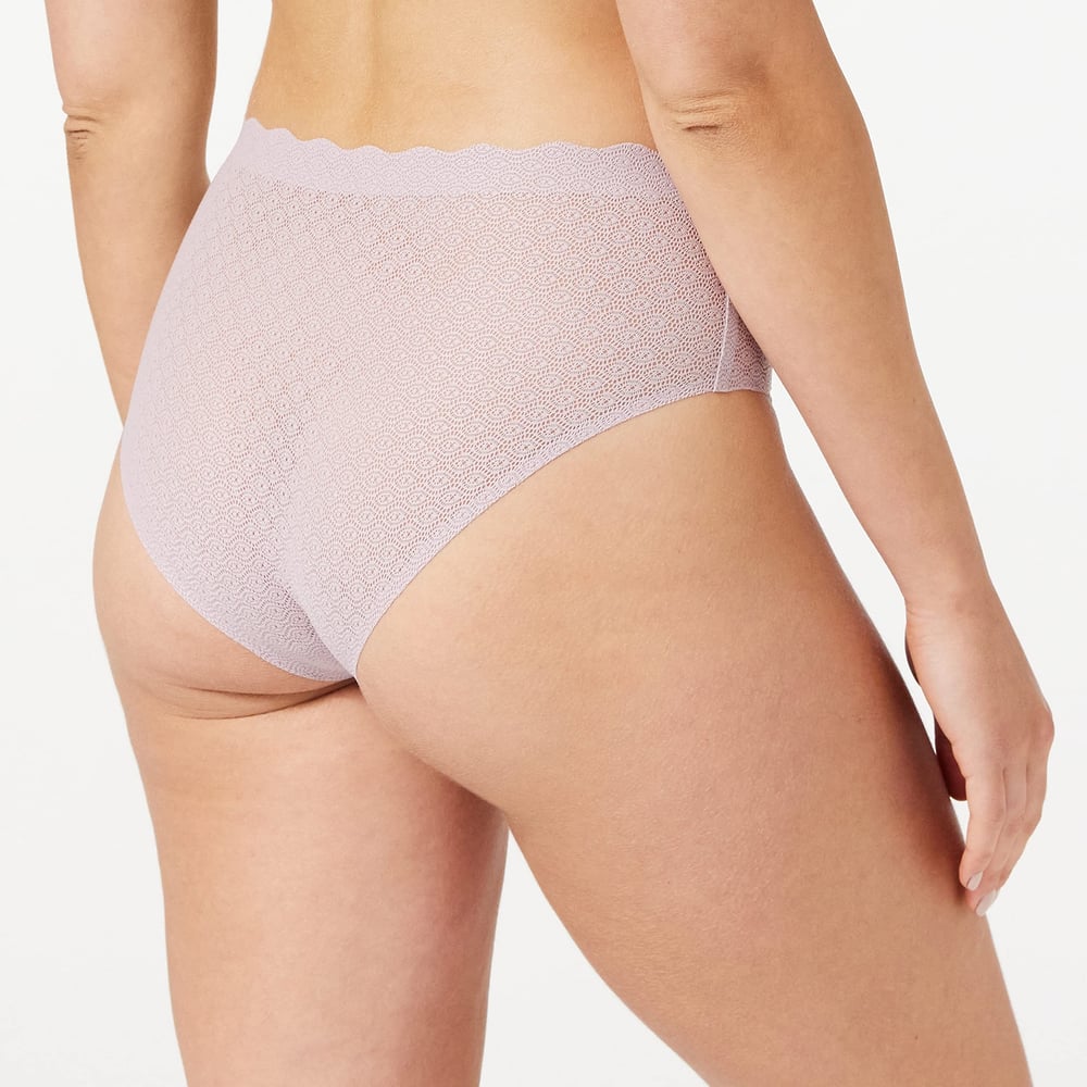 Sloggi Zero Feel Lace High Waist Brief Lilac Orchidee