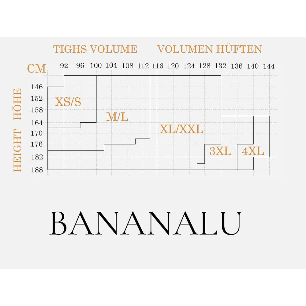 Bananalu Strapsstrümpfe Damen 20 DEN schwarz hautfarbe Daino