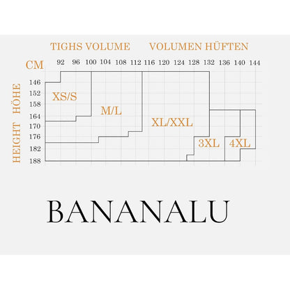 Bananalu Strapsstrümpfe Damen 20 DEN schwarz hautfarbe Daino