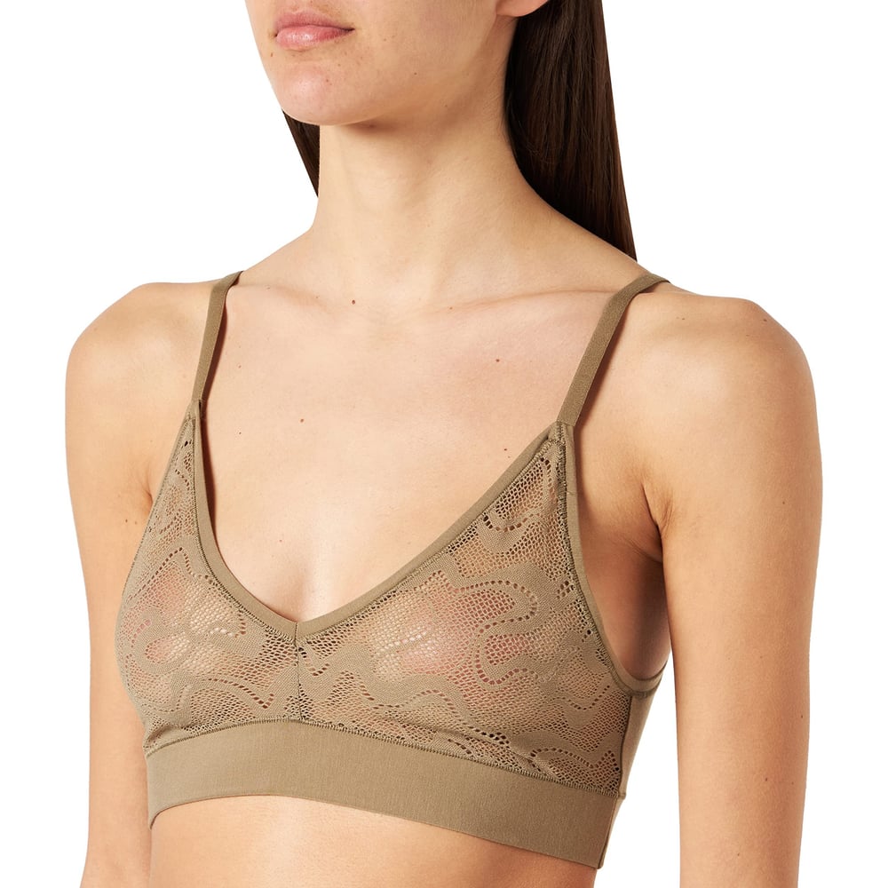 Sloggi GO Allround Lace Bralette Lead Grey