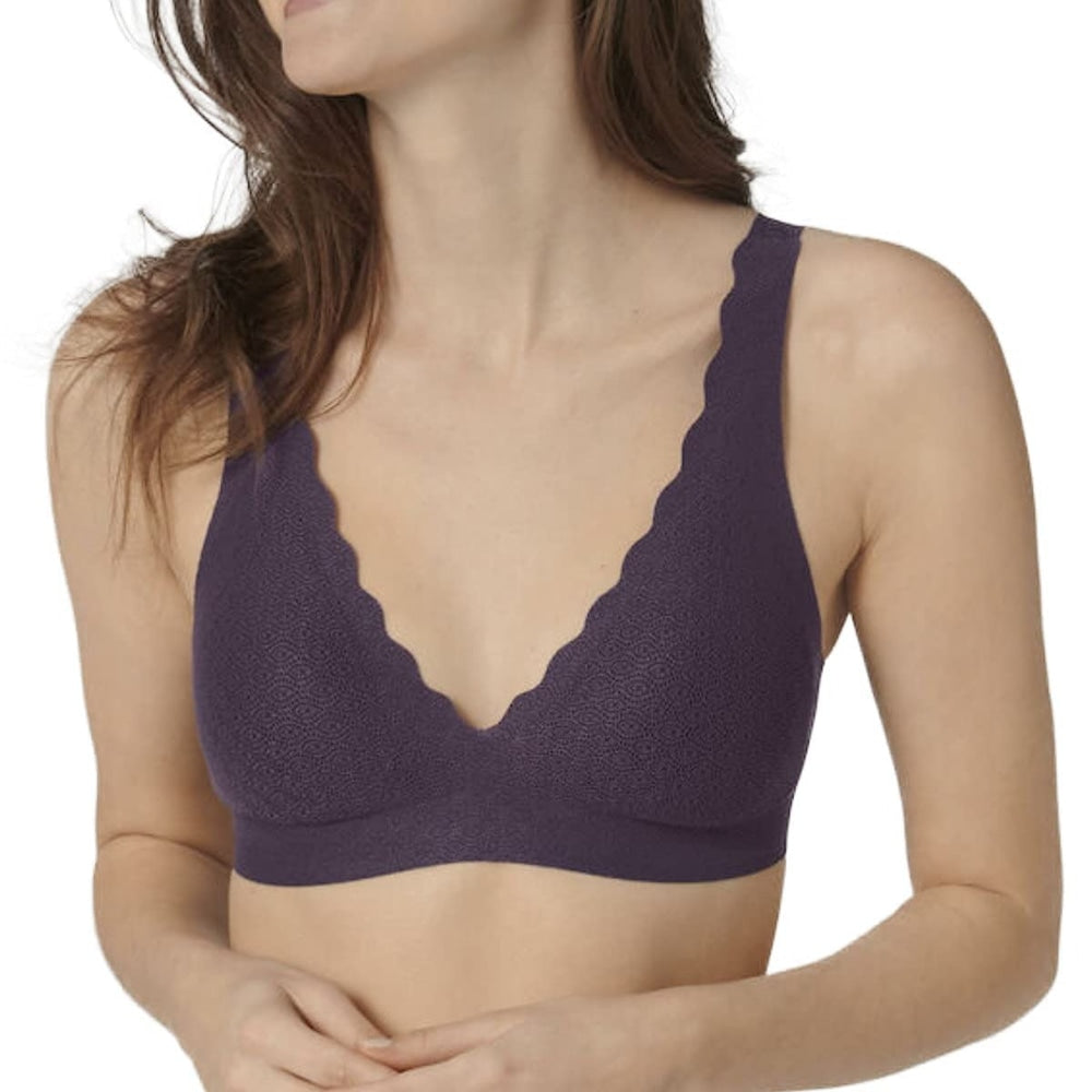 Sloggi Zero Feel Lace Bralette Blackcurrant Juice 