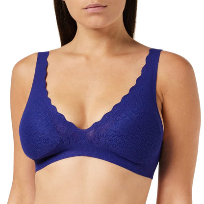 Sloggi Zero Feel Lace Bralette Blue Ink 