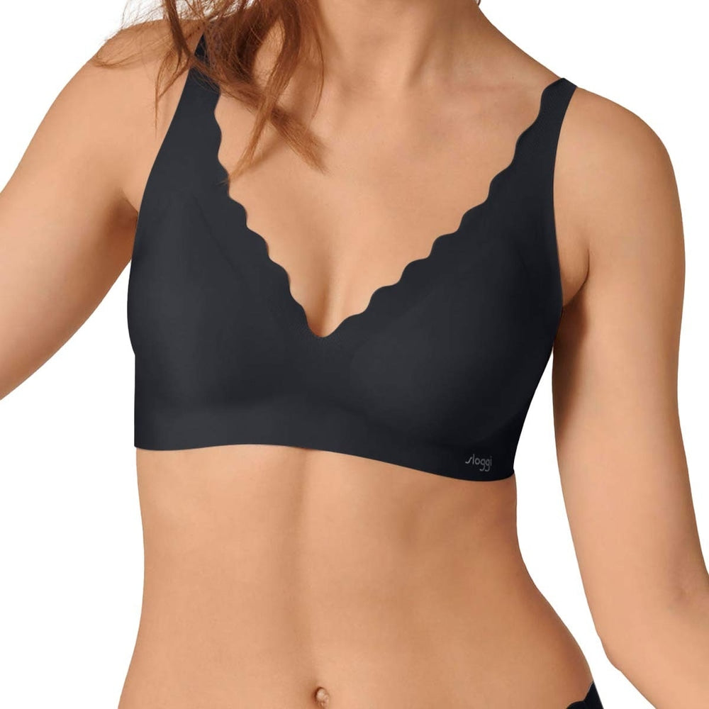 Sloggi Zero Feel Wavy Bralette Black 