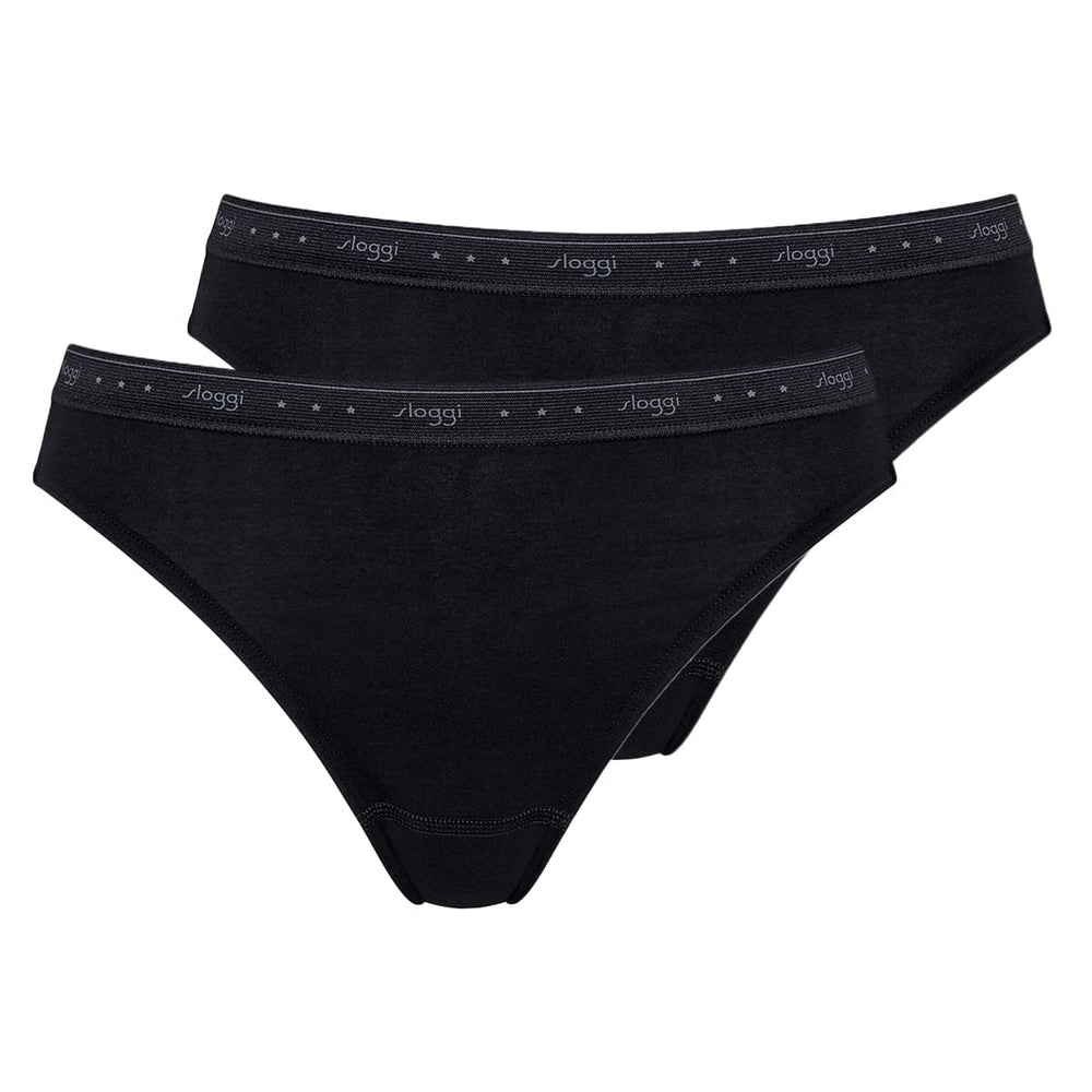Sloggi 24/7 100 Tai 2P Black 