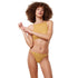 Triumph Amourette Charm Shimmer Bustier Golden Biscuit 