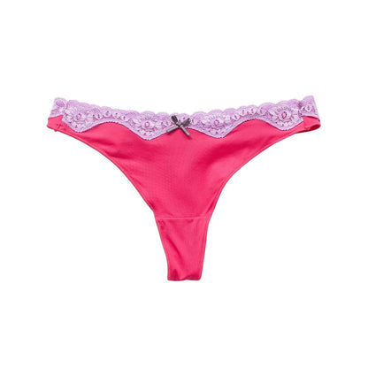 Triumph Brief Micro and Lace String Flashy Pink 