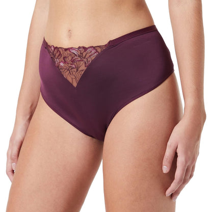 Triumph Freesia Florale Maxi Deep Burgundy 