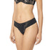 Triumph Primrose Florale Hipster String Black 