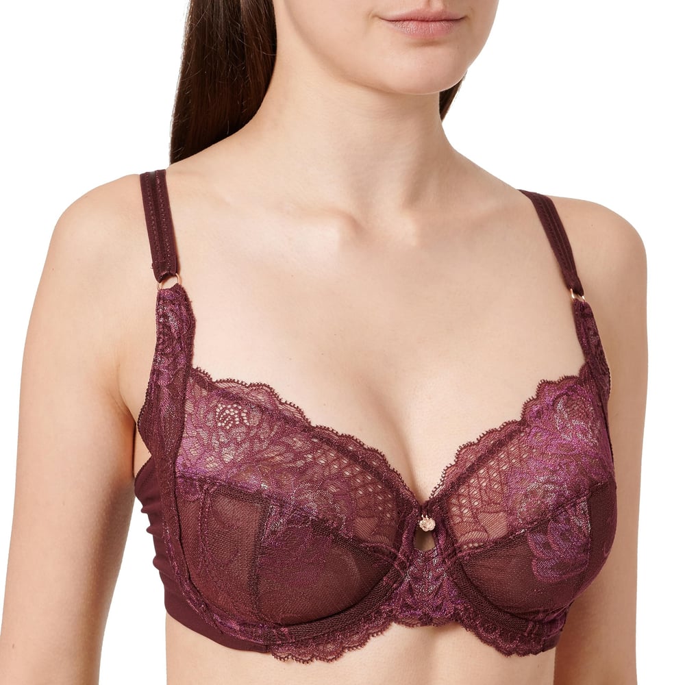 Triumph Wild Peony Florale W01 Claret 
