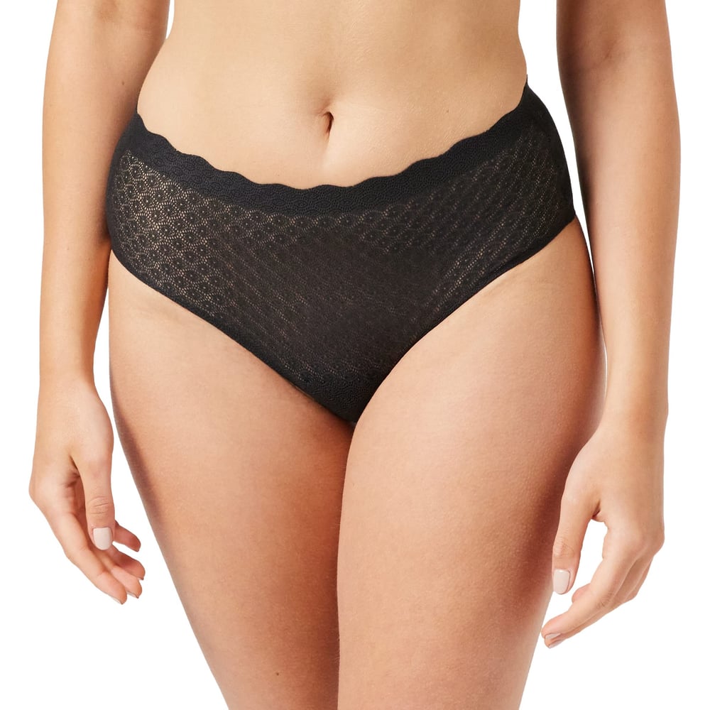 Sloggi Zero Feel Lace High Waist Brief Black 