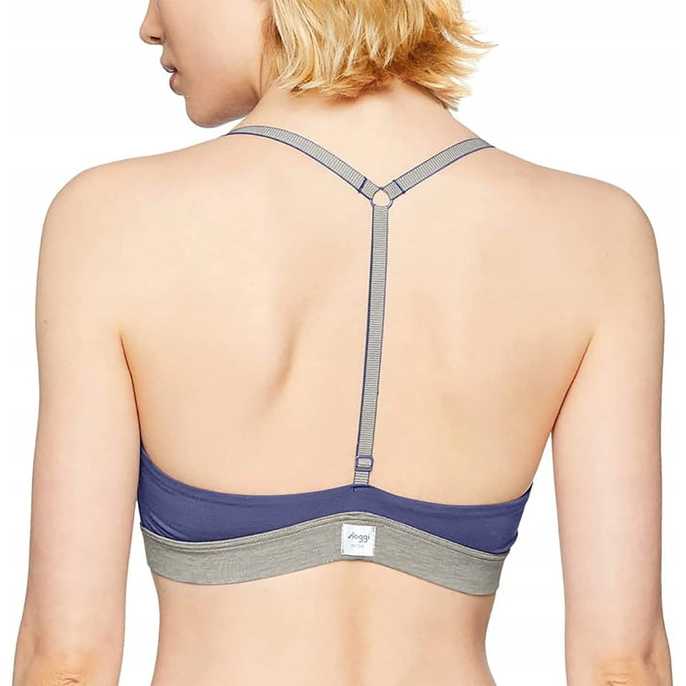 Sloggi Women Move Flow Bralette Blue Light Combination 