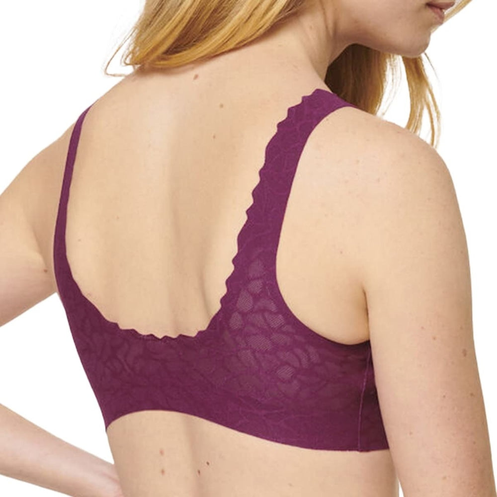 Sloggi Zero Feel Lace 2.0 Bralette Wine 