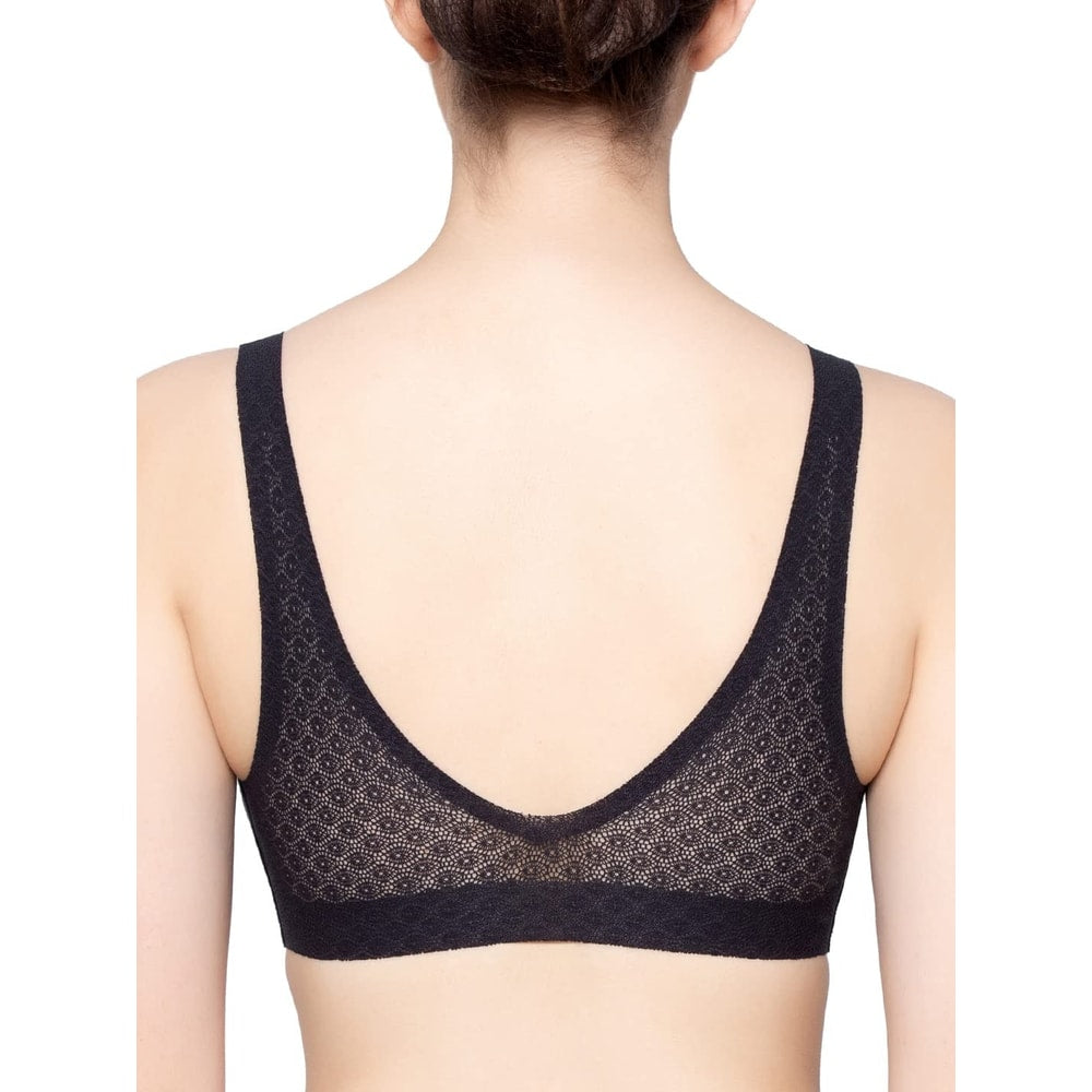 Sloggi Zero Feel Lace Bralette Black 