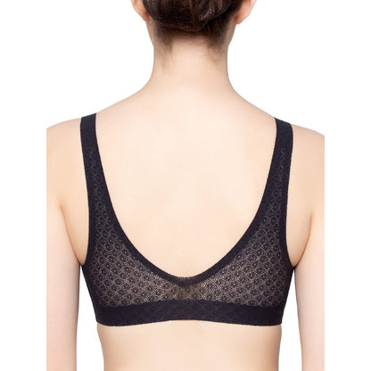 Sloggi Zero Feel Lace Bralette Black 