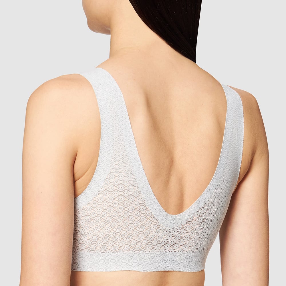 Sloggi Zero Feel Lace Bralette Platino 