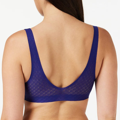 Sloggi Zero Feel Lace Bralette Blue Ink 