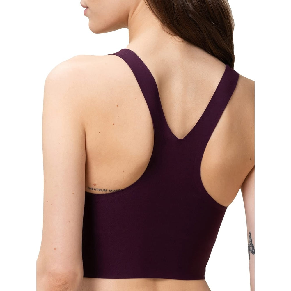 Triumph Flex Smart Pull-on Bra Top Ex Aubergine 