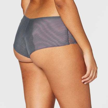 Triumph Lace Spotlight Bandeau Brief Hipster Slate 