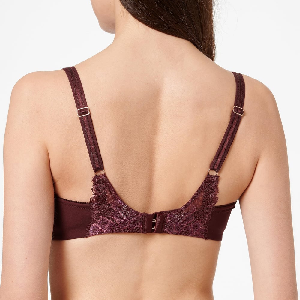 Triumph Wild Peony Florale W01 Claret 