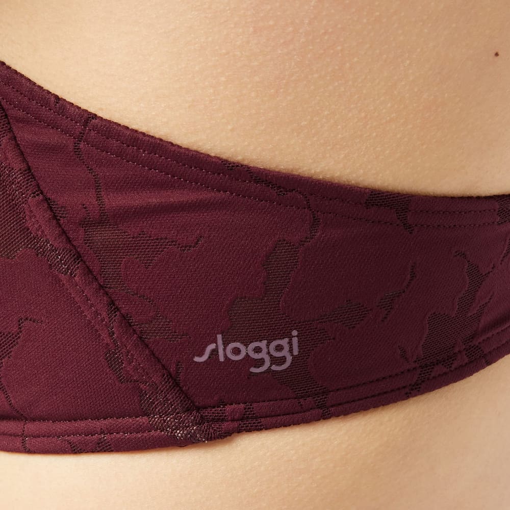 Sloggi ZERO Lace 2.0 Bralette Claret 