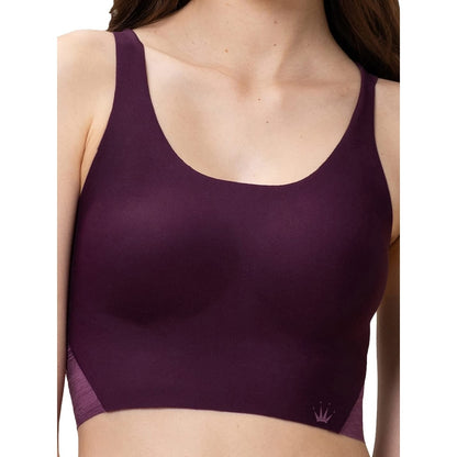 Triumph Flex Smart Pull-on Bra Top Ex Aubergine 