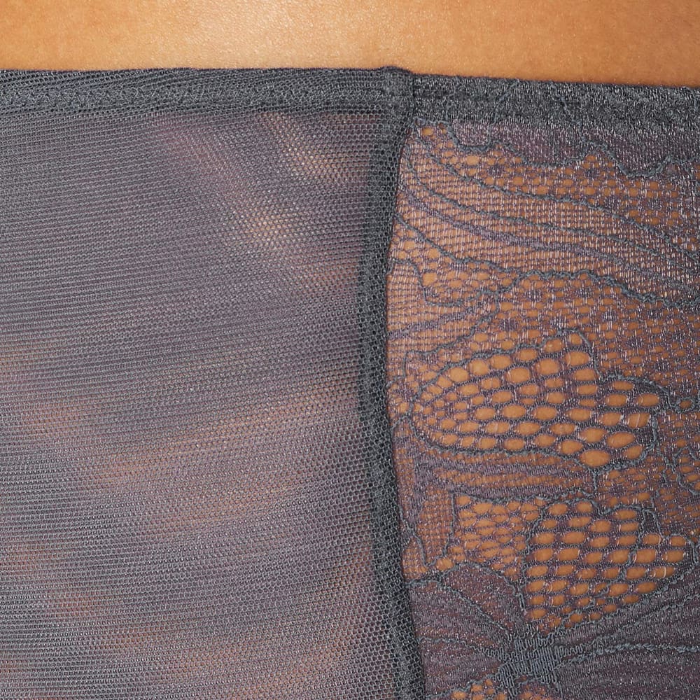 Triumph Lace Spotlight Bandeau Brief Hipster Slate 