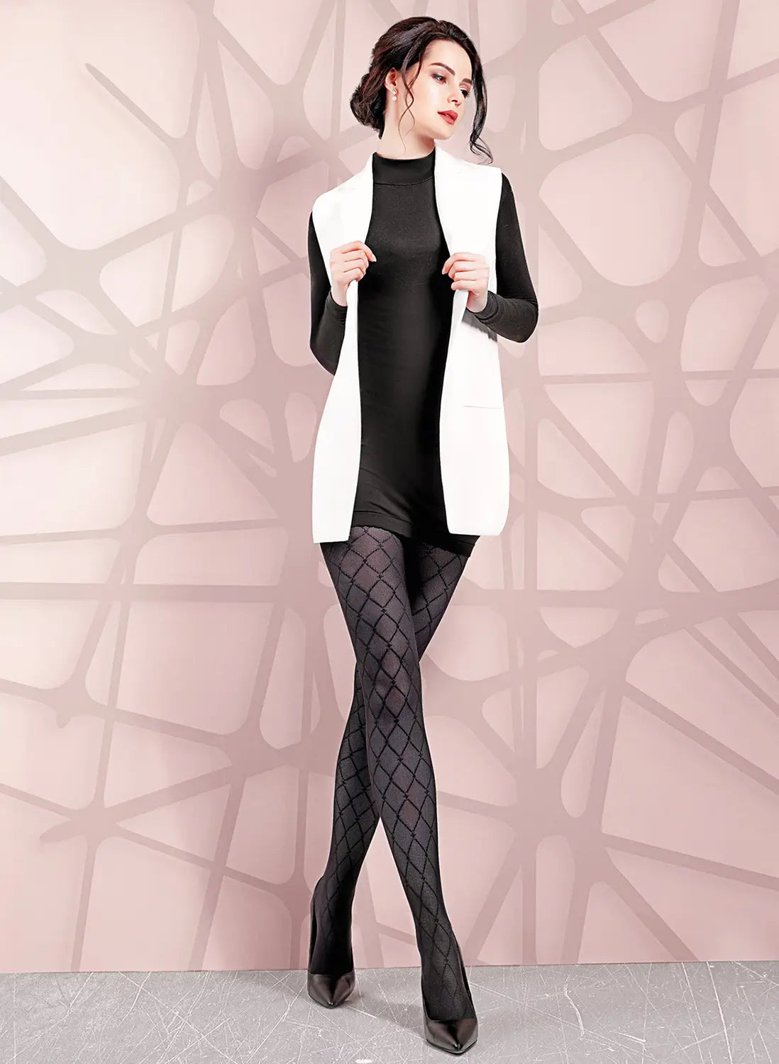 Giulia Lora 40 N2 - Netzmuster Strumpfhosen